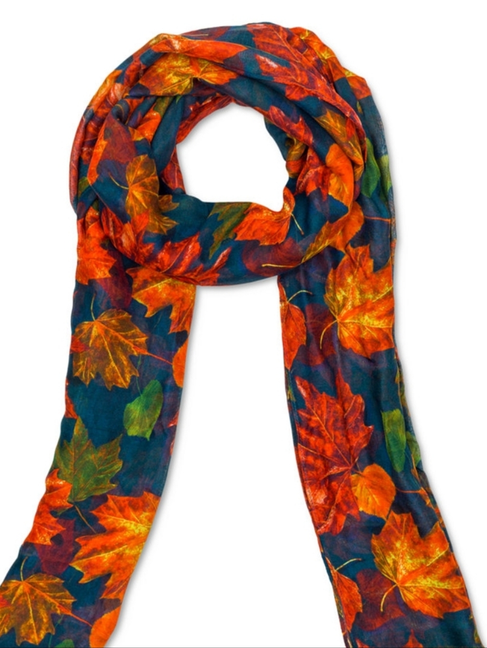 Patricia Nash Maple Leaves Scarf - Picture 2 of 5